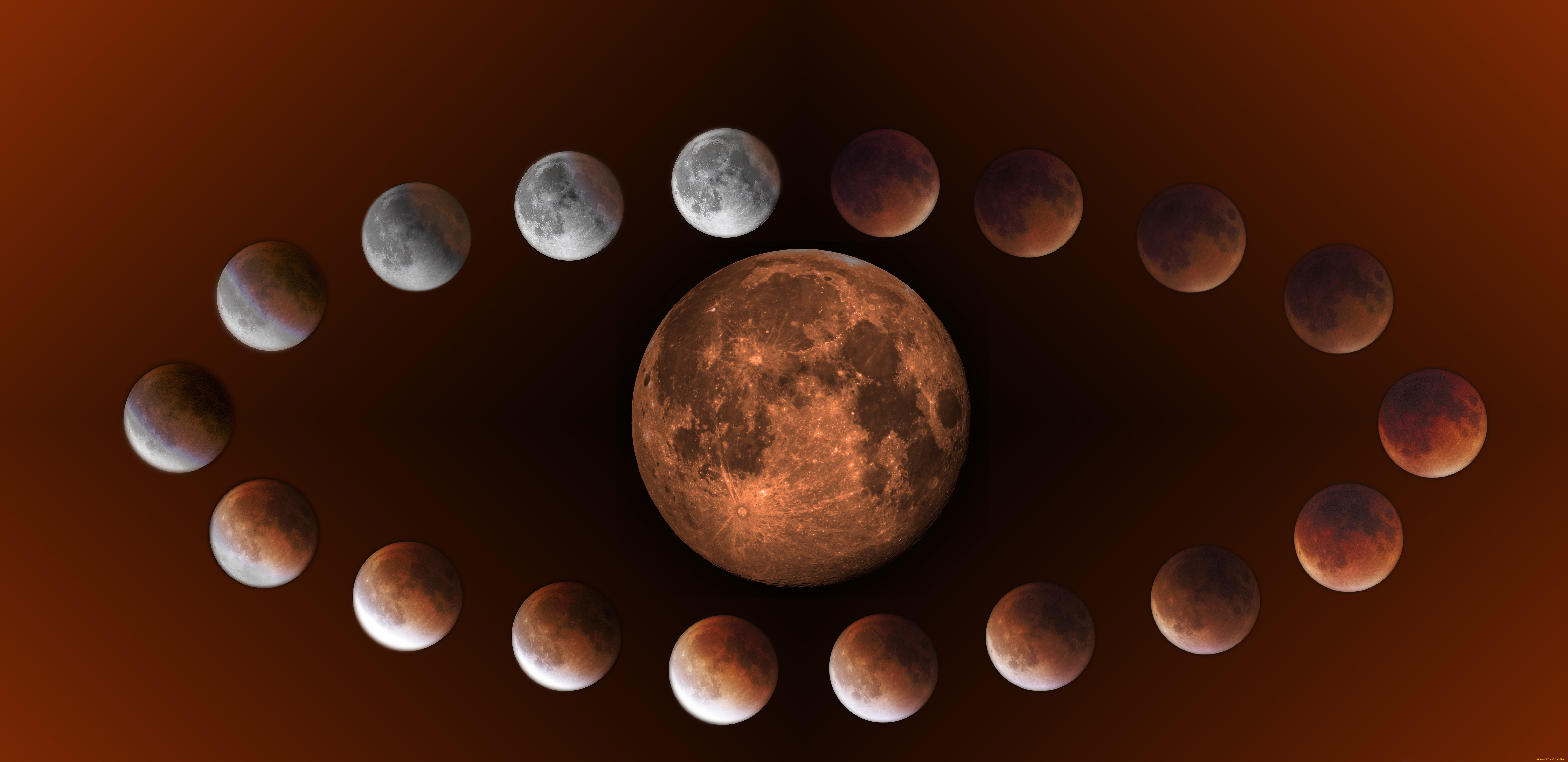 , , natural, satellite, red, eclipse, moon